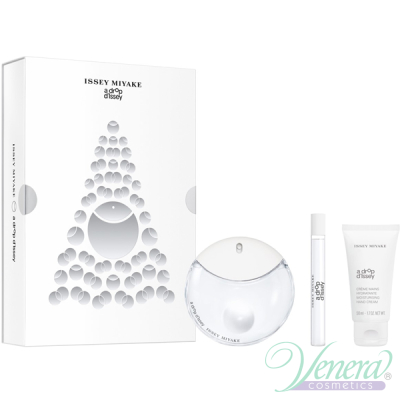 Issey Miyake A Drop D'Issey Set (EDP 90ml + EDP 10ml + Hand Cream 50ml) για γυναίκες Γυναικεία Σετ